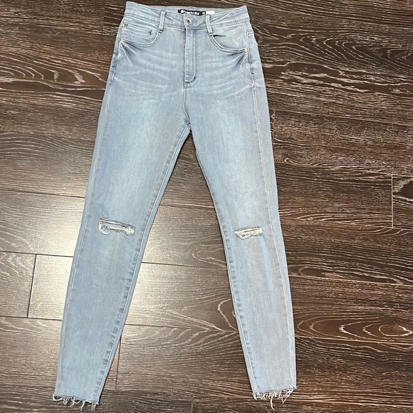 New high rise distracted skinny jeans - Picture 4 of 6